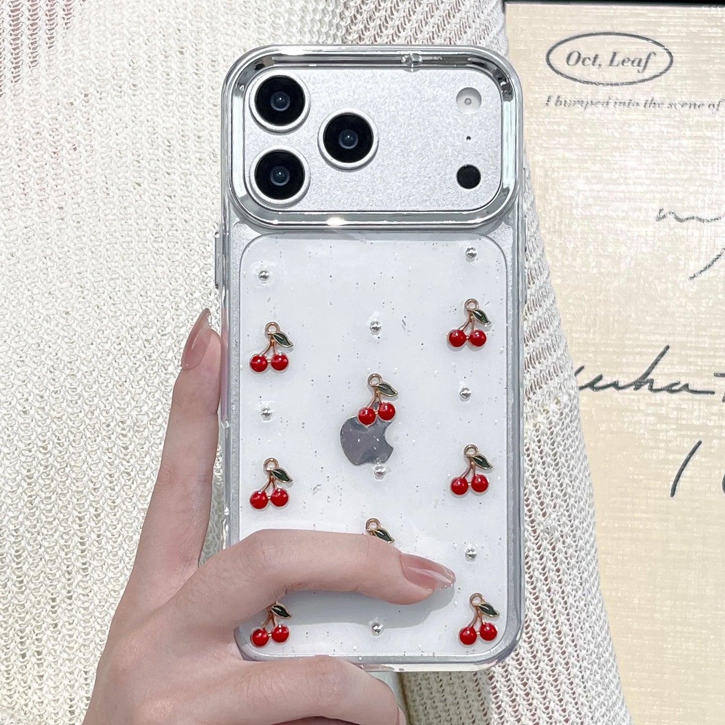 Transparent Cherry Case