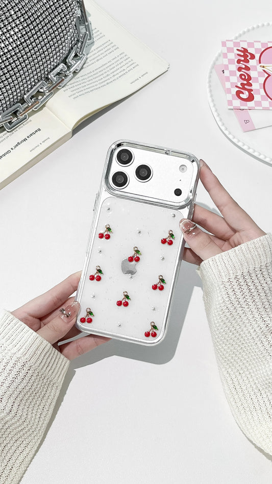 Transparent Cherry Case