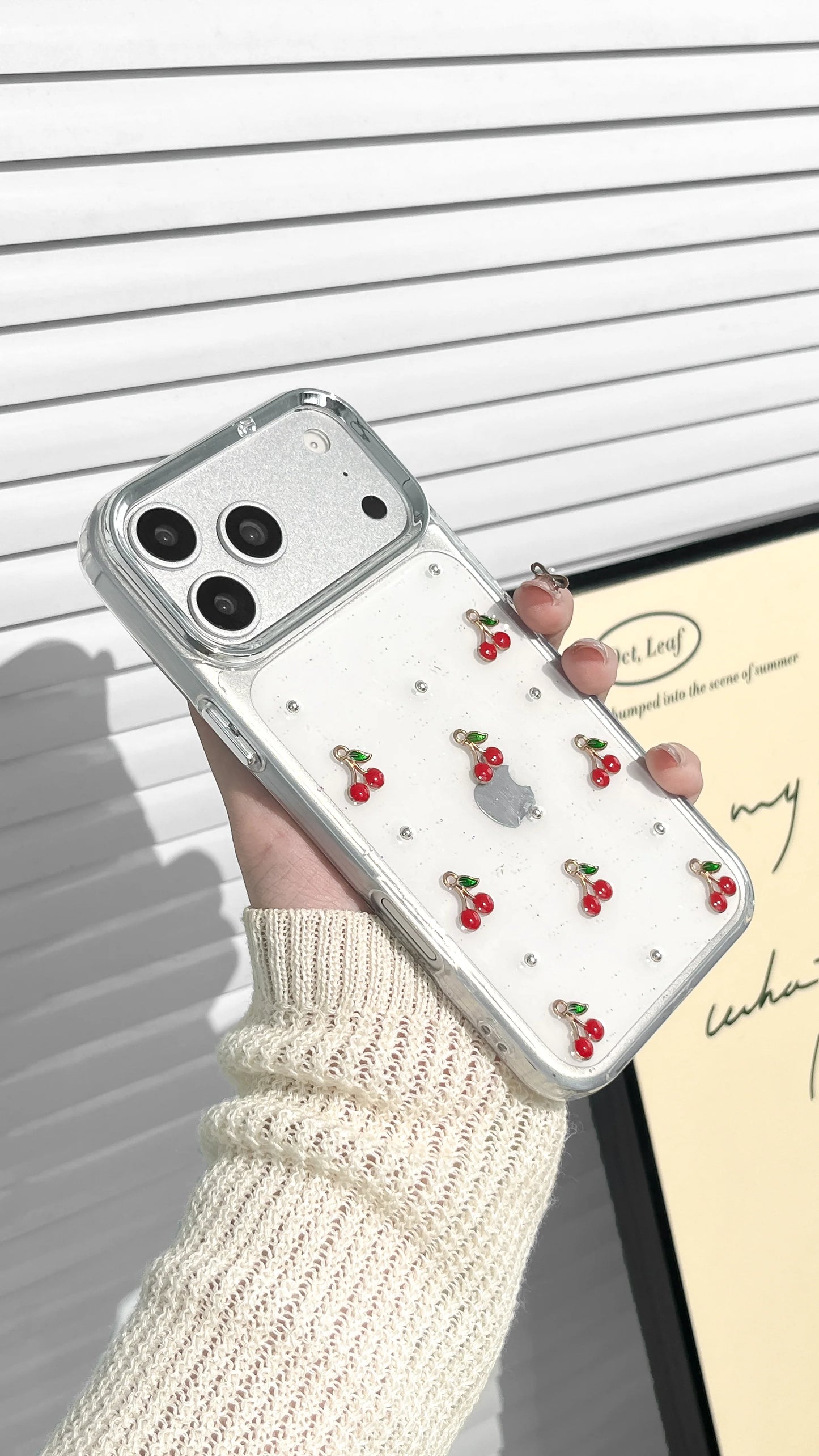 Transparent Cherry Case
