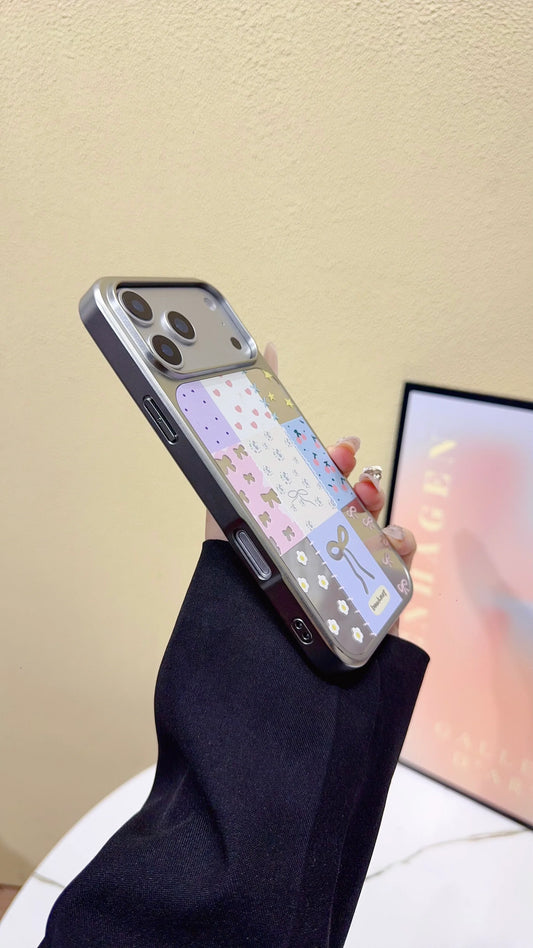 Glossy Bow Pastel Case