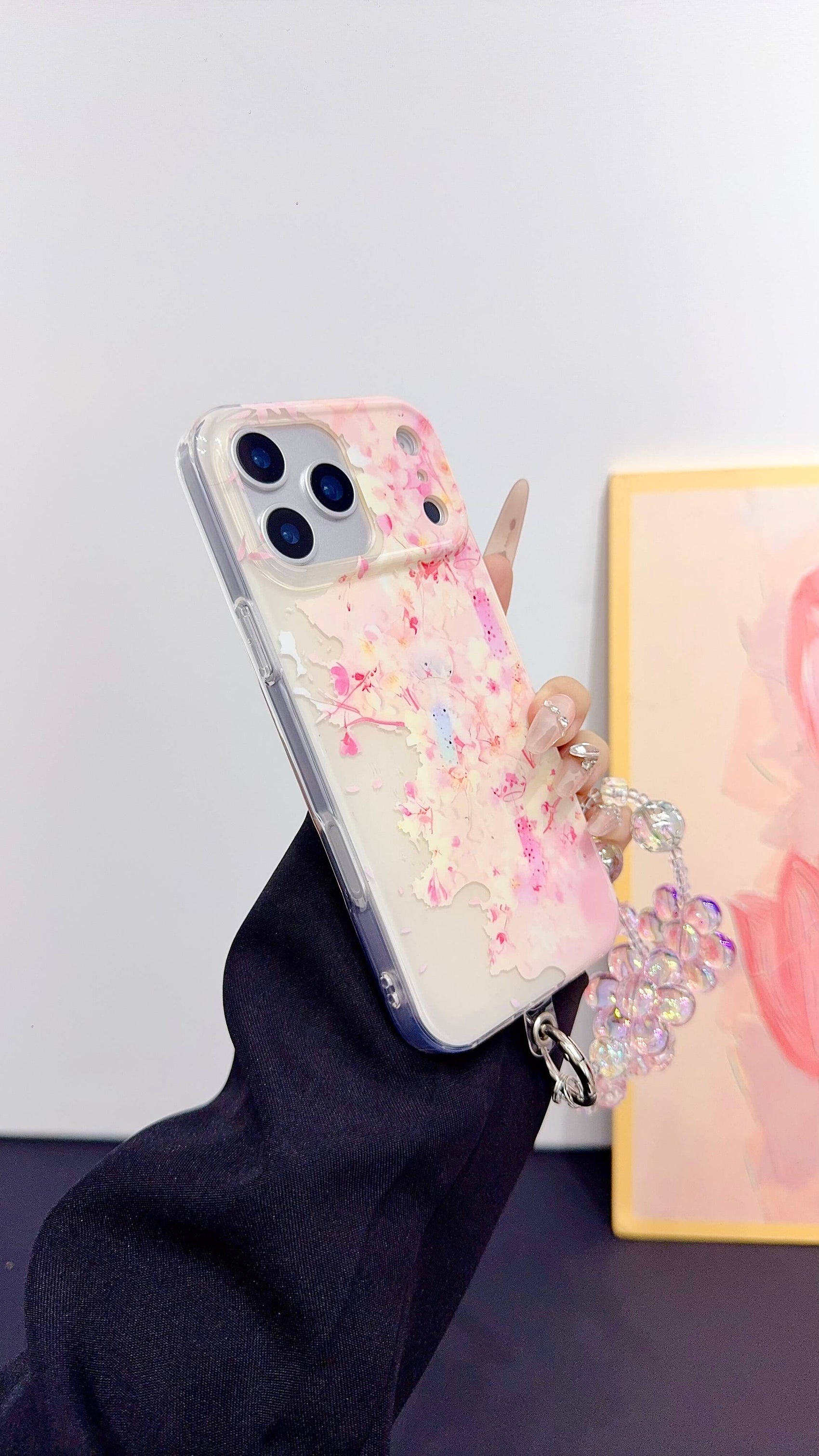 Sakura Case with Pendent Charm