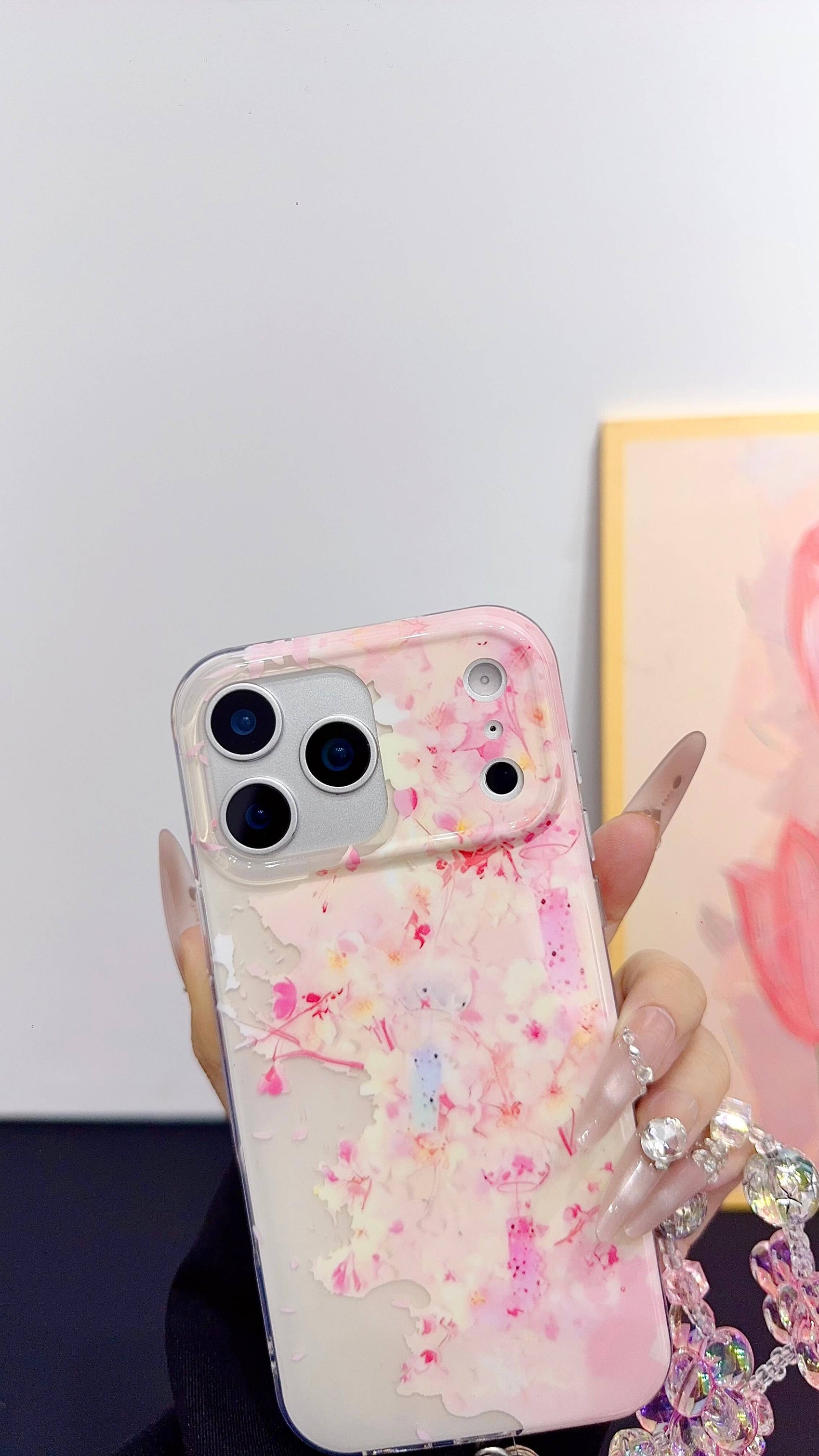 Sakura Case with Pendent Charm