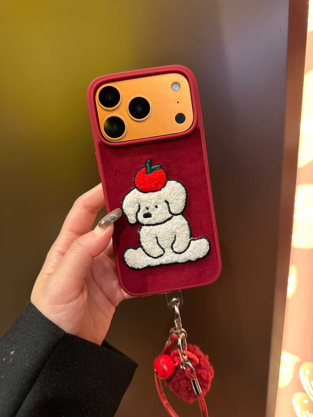 Cute Red Dog Phone Case