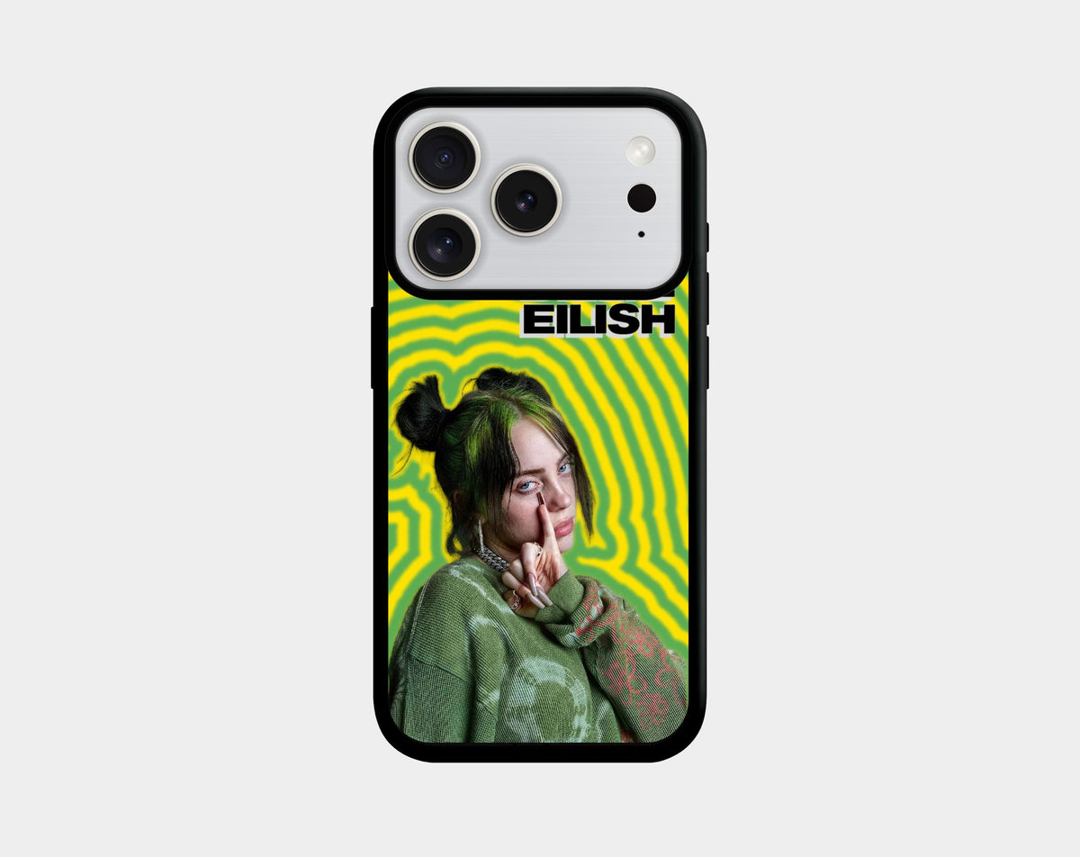 Billie Eilish Mood phone case (iPhone 17 Pro, 17 Pro Max, 18 Pro, 18 Pro Max) | Caseraves