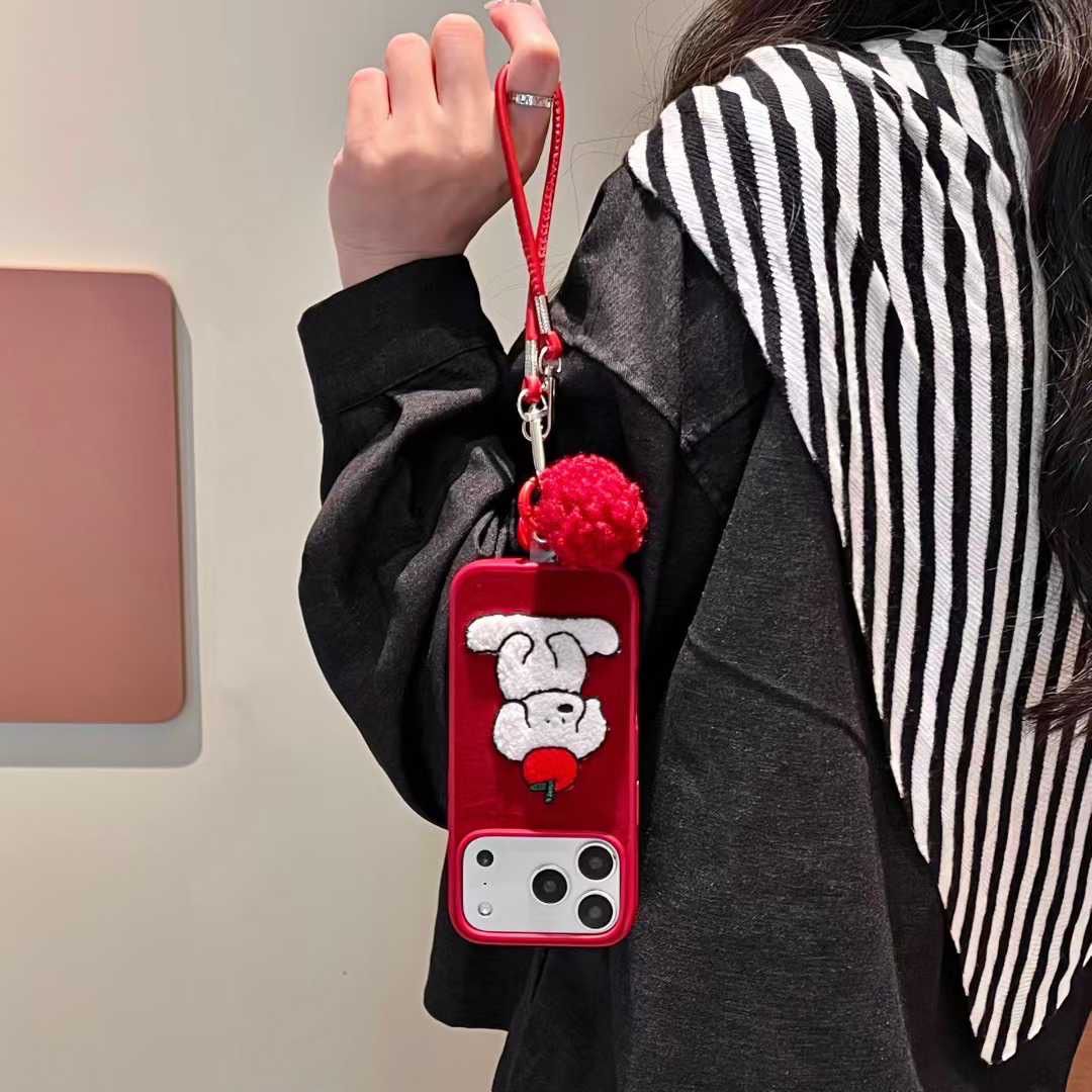 Cute Red Dog Phone Case