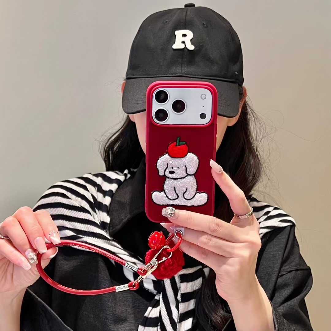 Cute Red Dog Phone Case