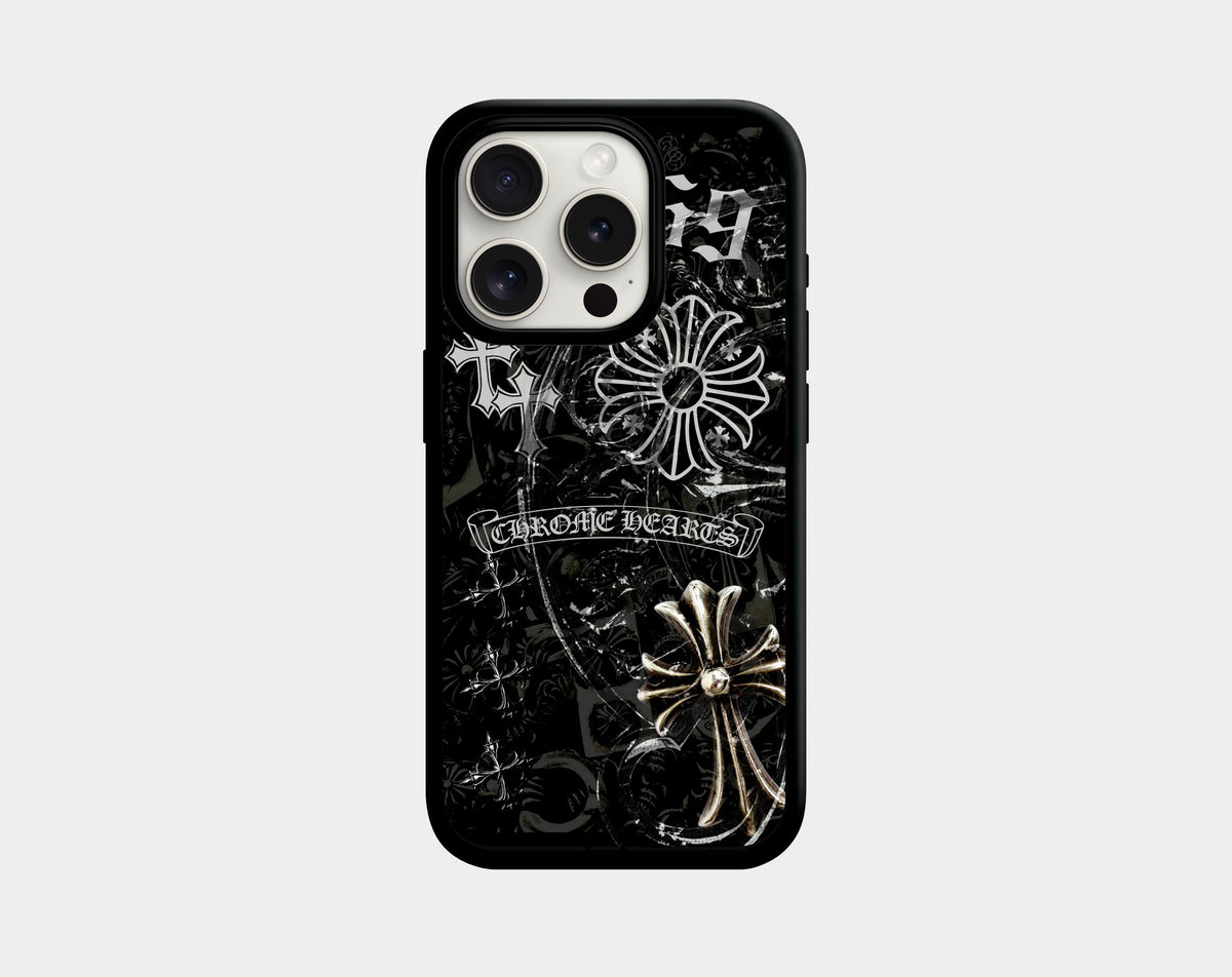 Chrome phone case (iPhone 13 Pro, 14 Pro, 15 Pro, 16 Pro and Pro Max) | Caseraves
