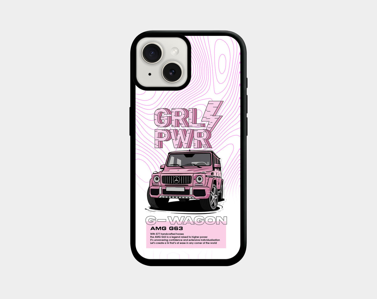 Girl Power phone case (iPhone 13, 13 mini, 14, 14 Plus, 15, 15 Plus) | Caseraves