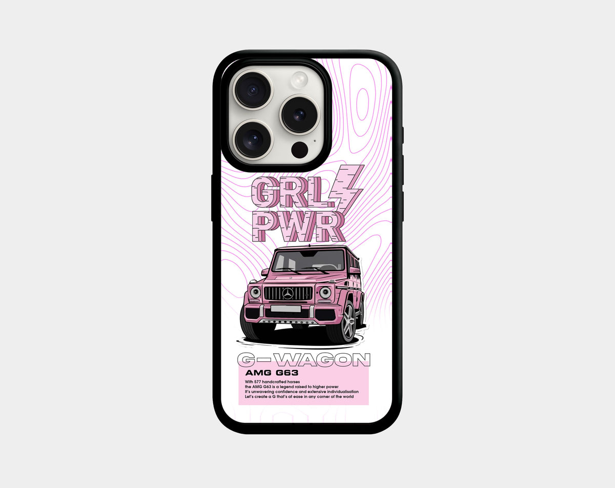 Girl Power phone case (iPhone 13 Pro, 14 Pro, 15 Pro, 16 Pro and Pro Max) | Caseraves