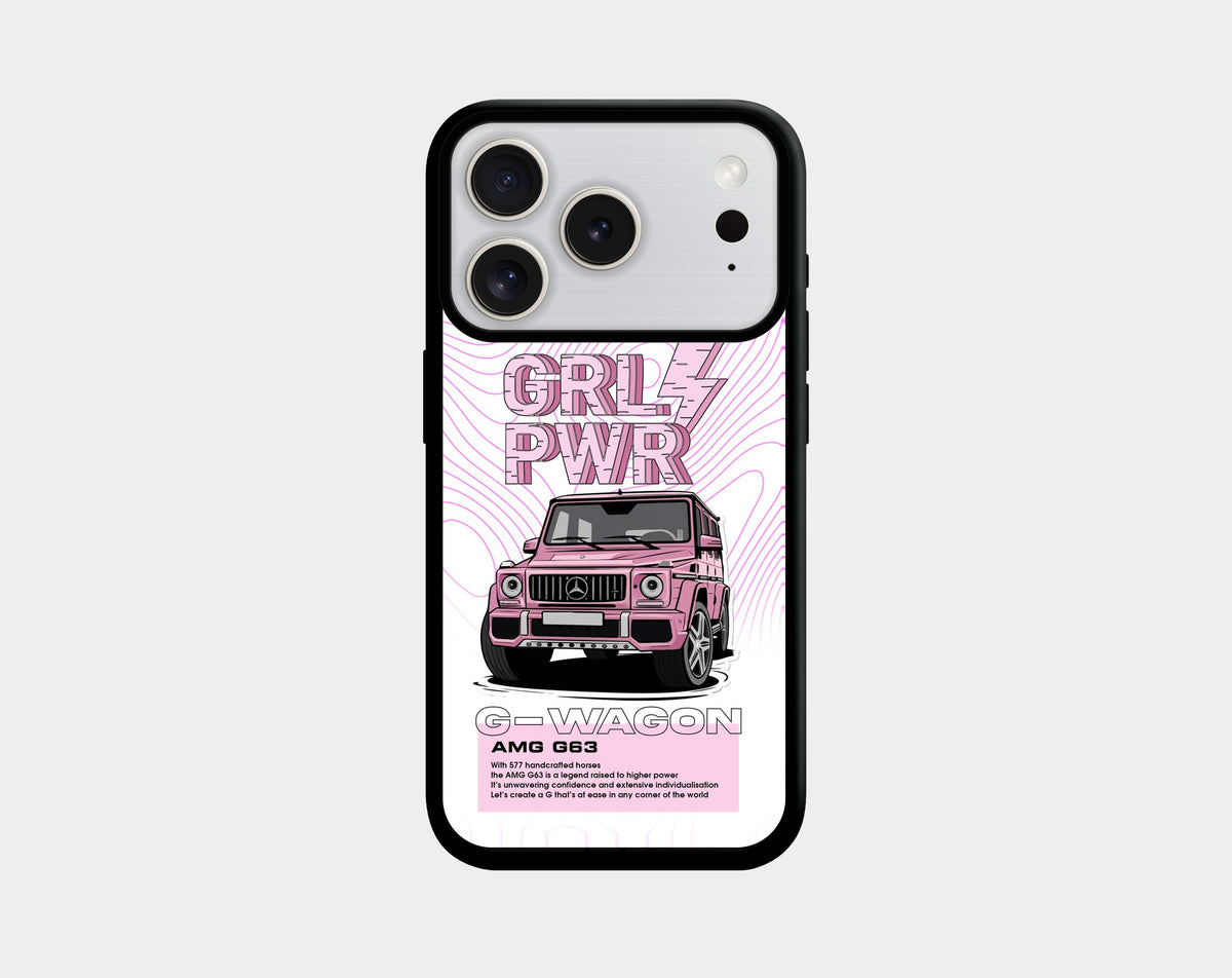 Girl Power phone case (iPhone 17 Pro, 17 Pro Max, 18 Pro, 18 Pro Max) | Caseraves