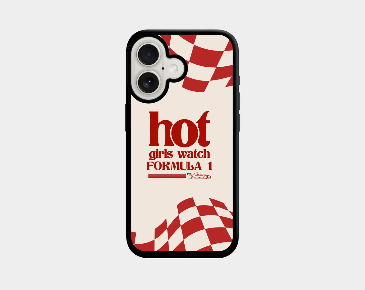 Hot Girls F1 phone case (iPhone 16, 16 Plus, 17) | Caseraves