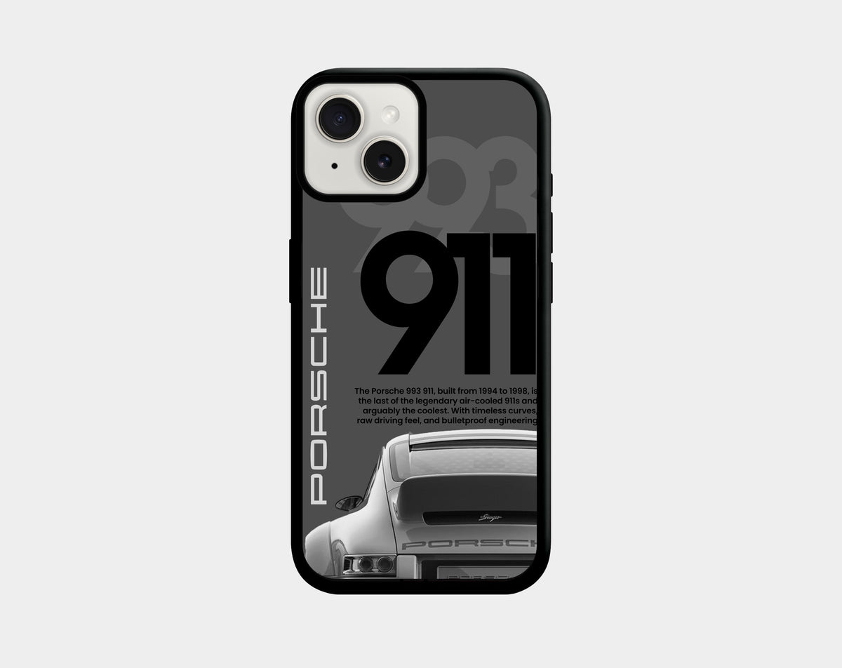 Old School 911 phone case (iPhone 13, 13 mini, 14, 14 Plus, 15, 15 Plus) | Caseraves
