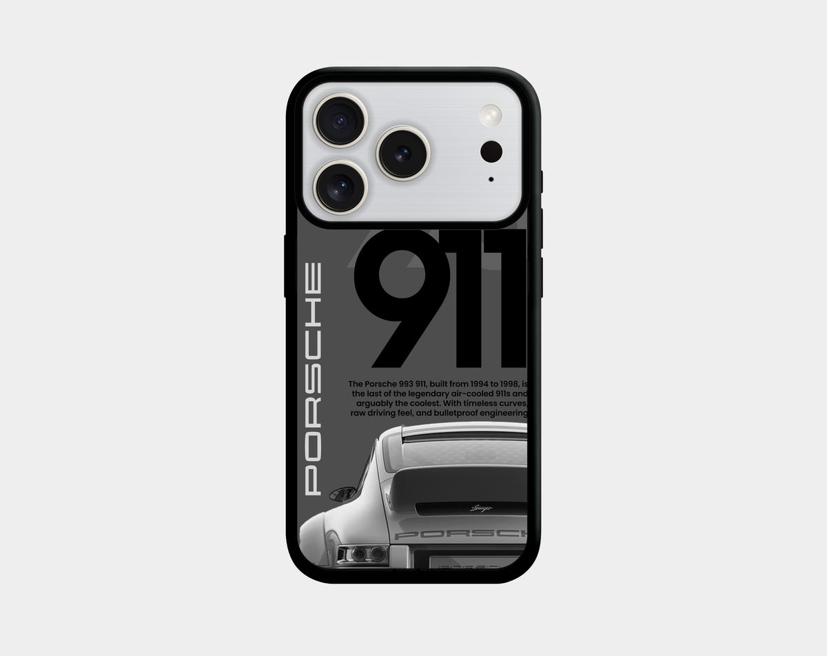Old School 911 phone case (iPhone 17 Pro, 17 Pro Max, 18 Pro, 18 Pro Max) | Caseraves