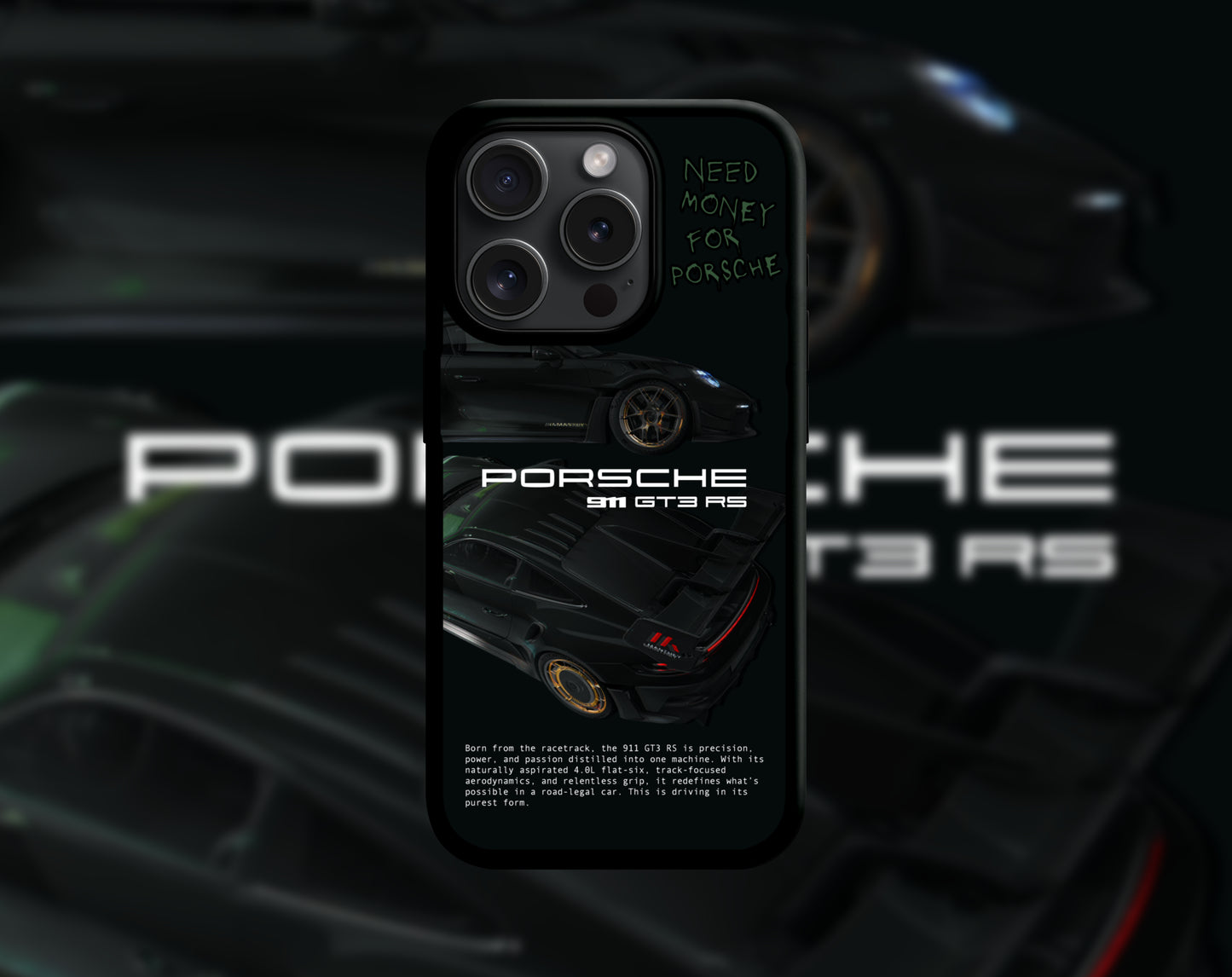 “Need money for Porsche”