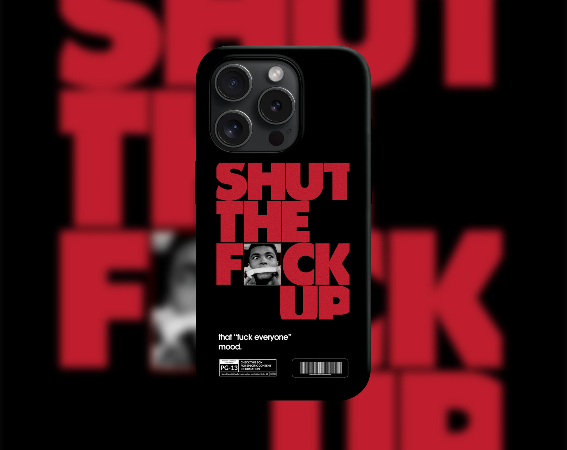 STFU! (Black) Caseraves 