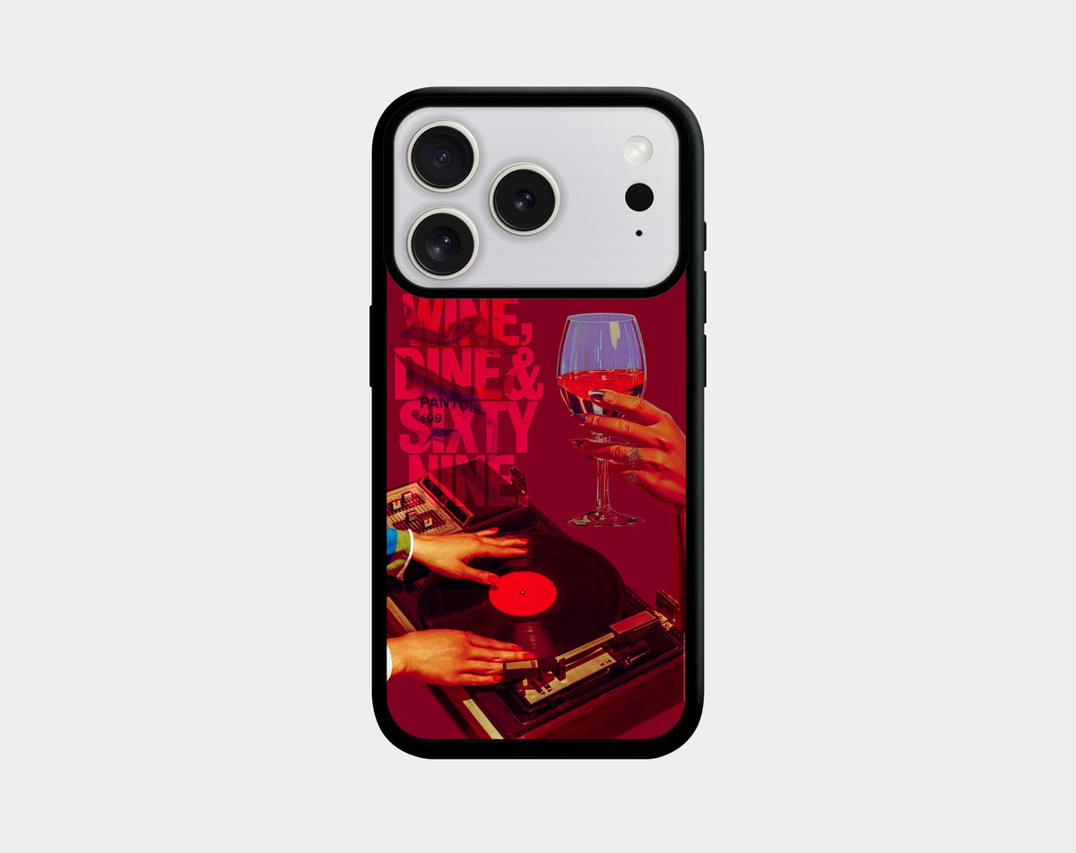 Wine Dine phone case (iPhone 17 Pro, 17 Pro Max, 18 Pro, 18 Pro Max) | Caseraves
